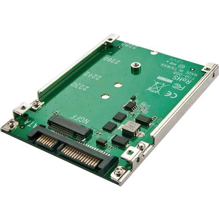 Renkforce Schnittstellen-Konverter [1x SATA-Kombi-Stecker 7+15pol. - 1x M.2 NGFF]