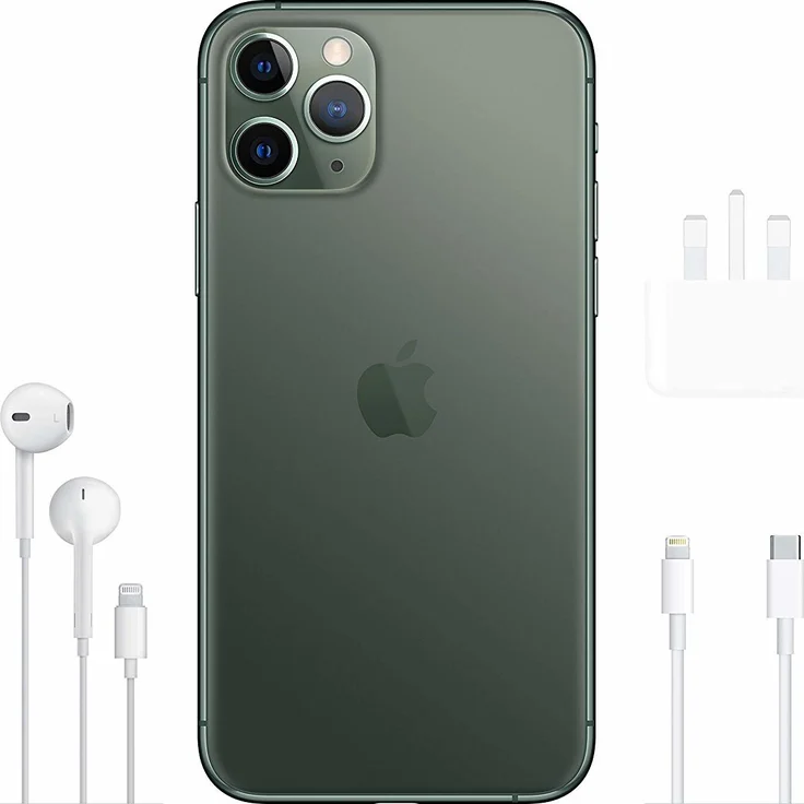 Apple iPhone 11 Pro Smartphone 14,73cm (5,8 Zoll) Super Retina XDR-Display, 256GB interner Speicher, 6GB RAM, Dual-SIM, iOS, Midnight Green – Bild 4