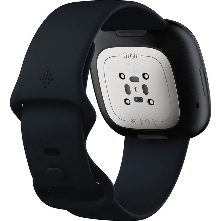 Fitbit Sense Smartwatch GPS, Unisex, S/L, Edelstahlgehäuse, Graphit/Carbon – Bild 3