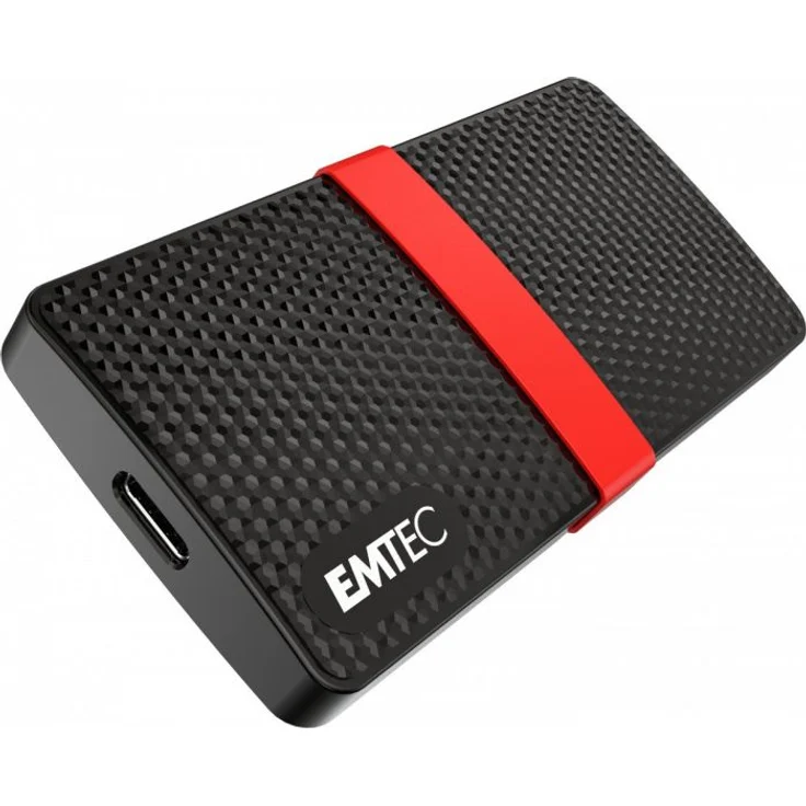 EMTEC SSD Power Plus X200 - Solid-State-Disk - 1 TB - extern (tragbar) - USB 3.1 Gen 1 (USB-C Steckverbinder) (ECSSD1TX200) – Bild 1