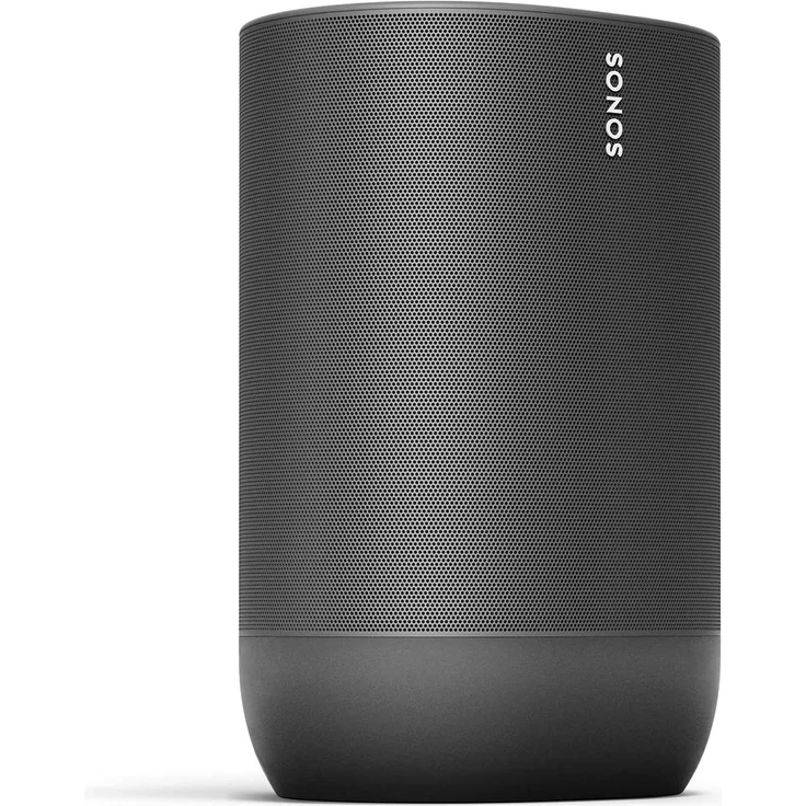 Sonos Move Multiroom-Lautsprecher mit Alexa, Google Assistant, wetterfest, stoßfest, geeignet für Indoor, Outdoor, schwarz – Bild 2