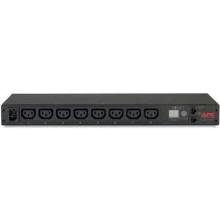 APC Rack PDU - Stromverteilung mit Messfunktion - AP7820B - 1 U, 12 A - 208 V, 10 A - 230 V, 8 Ausgänge C13