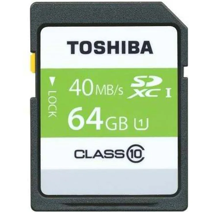 Toshiba SDXC UHS1, 64GB (SD-T064UHS1(6)