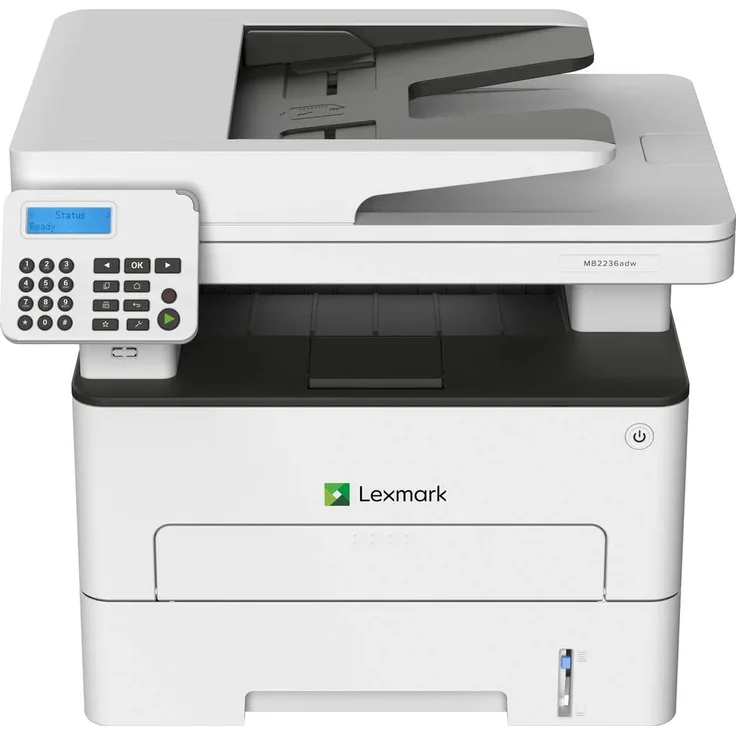 Lexmark MB2236ADW (4-in-1) Multifunktionsdrucker - (Laser) Mono, Druckgeschwindigkeit: 34 s/w, Auflösung: 600 x 600, LAN, WLAN, AirPrint (18M0410)