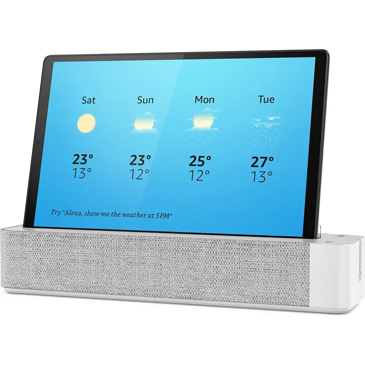 Lenovo Smart Tab M10 Plus Full-HD-Auflösung 10,3 Zoll, LTE-Tablet, Octa-Core, 2 GB RAM, 32 GB Speicher, Android, Platinum Grey (ZA6N0011DE)