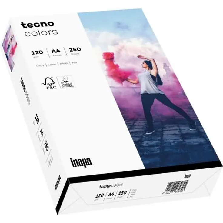 tecno Kopierpapier colors DIN A4 120 g-qm 250 Blatt (88324342)