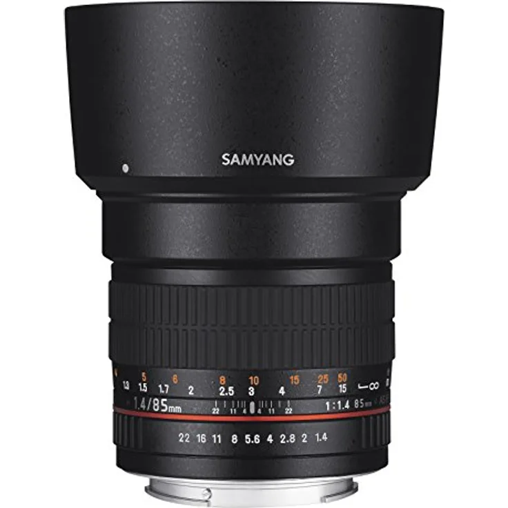 Samyang 85-1,4 Objektiv DSLR Sony E manueller Fokus Fotoobjektiv, Porträtobjektiv schwarz