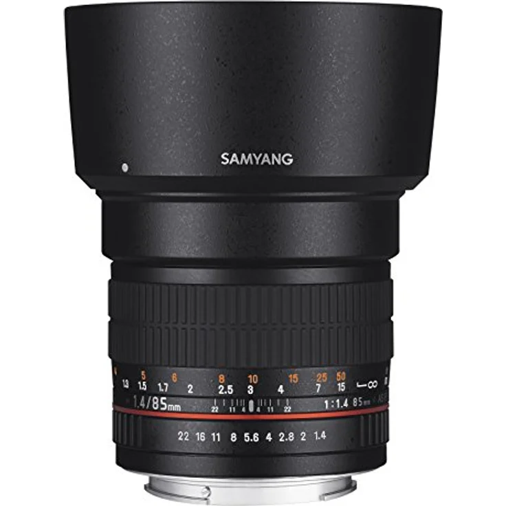 Samyang 85-1,4 Objektiv DSLR Sony E manueller Fokus Fotoobjektiv, Porträtobjektiv schwarz – Bild 1