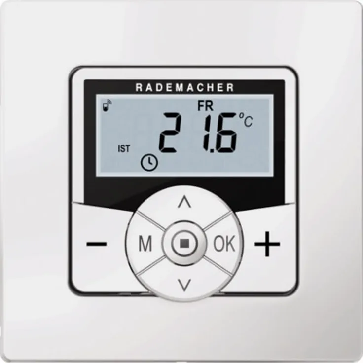 Rademacher DuoFern Raumthermostat 9485 - Funk Thermostat für Heizkörper und Fußbodenheizung, Smart Home Wandthermostat, 32501812
