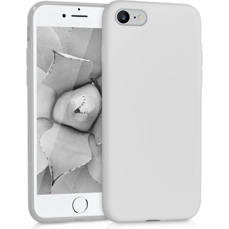 kwmobile TPU Case für Apple iPhone 7 / 8 Hellgrau matt
