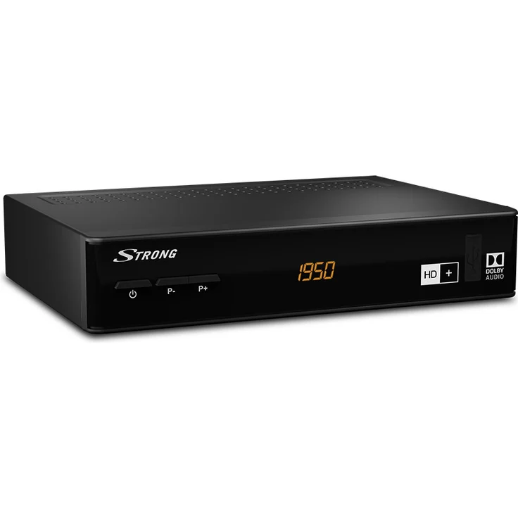 Strong SRT 7806 HD Satelliten Receiver für HD Plus inkl, HD+ Karte DVB-S2 Full HD HDTV, HDMI, LAN, SCART, USB schwarz – Bild 2