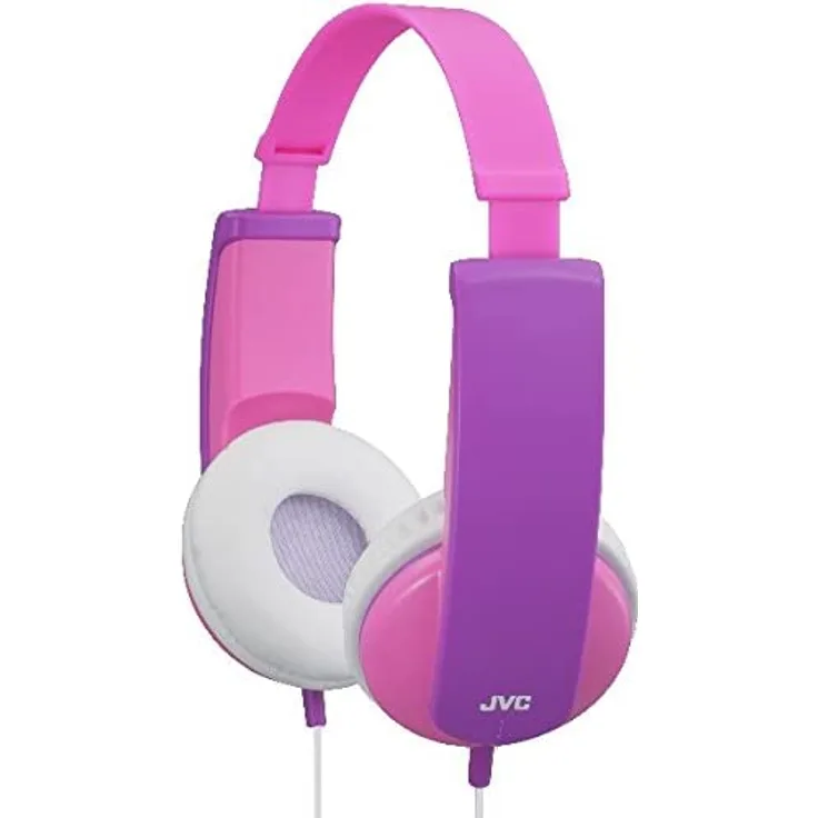 JVC HA-KD5-P-E On-Ear-Kopfhörer, geeignet für Kinder, pink