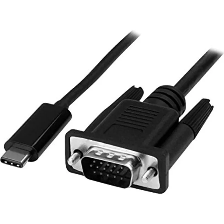 StarTech.com USB-C auf VGA Adapterkabel - 2m - 1920x1200 - schwarz