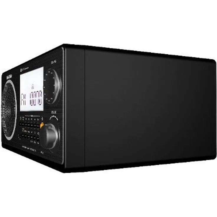 Sangean WR-2 Desktop-Radio (UKW-MW-Tuner, 7 W-Lautsprecher, Gleichstrombetrieb, Kopfhöreranschluss) schwarz