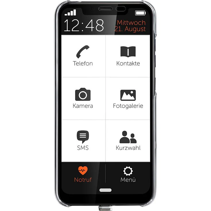 Gigaset GS195 Life Series Smartphone 6,18 cm (6,18 Zoll) IPS-Display, 32GB interner Speicher, 2GB RAM, Dual-SIM, Schwarz – Bild 2