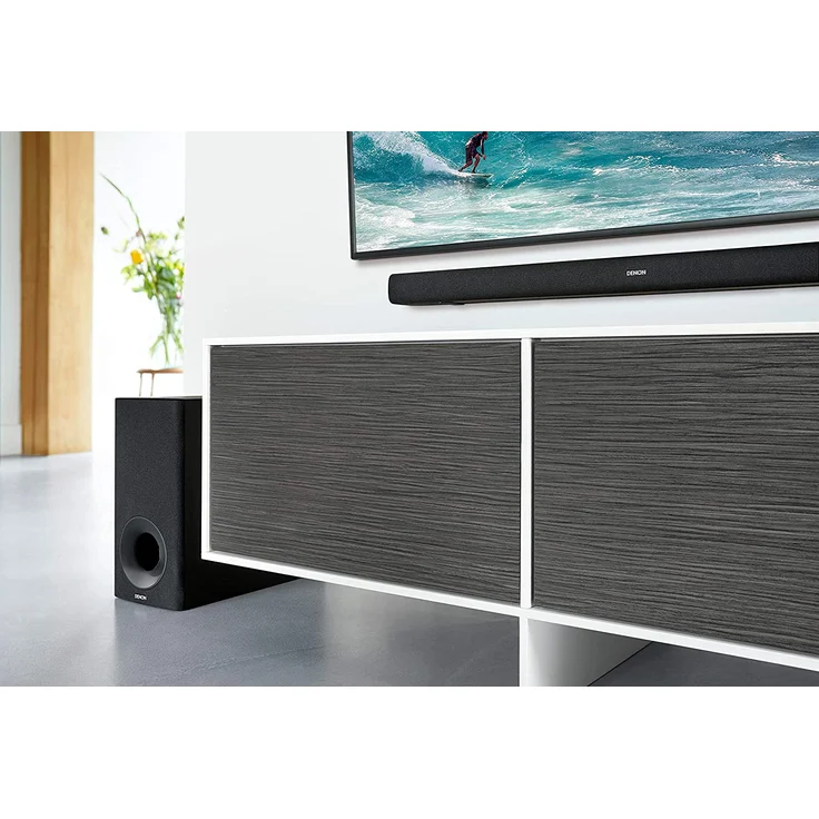Denon DHT-S316BKE2 2.1 Soundbar mit Subwoofer, kabellos/kabelgebunden, geeignet für TV, schwarz (2019) – Bild 13