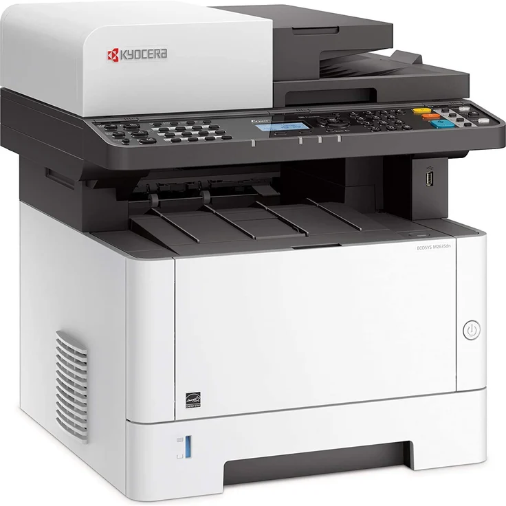 Kyocera Ecosys M2635dn (4-in-1) Multifunktionsdrucker - (Laser) Mono, Druckgeschwindigkeit: 35 s/w, Auflösung: 1200 x 1200, LAN, AirPrint, Mobile Print, Cloud Print (1102S13NL0) – Bild 2