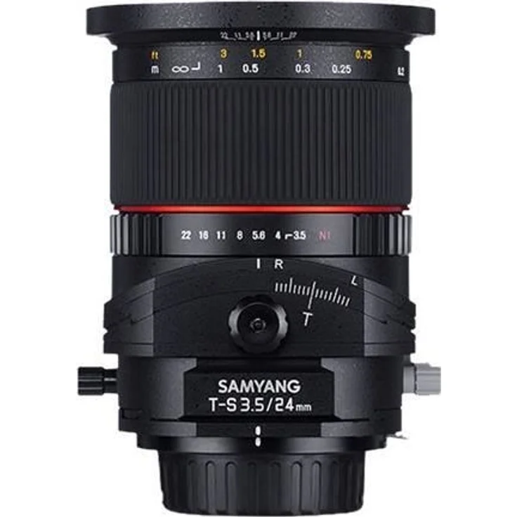 Samyang 24mm F3.5 T-S Objektiv für Anschluss Micro Four Thirds – Bild 1