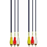 E+P Anschlusskabel 3 Cinchstecker - 3 Cinchstecker 15m