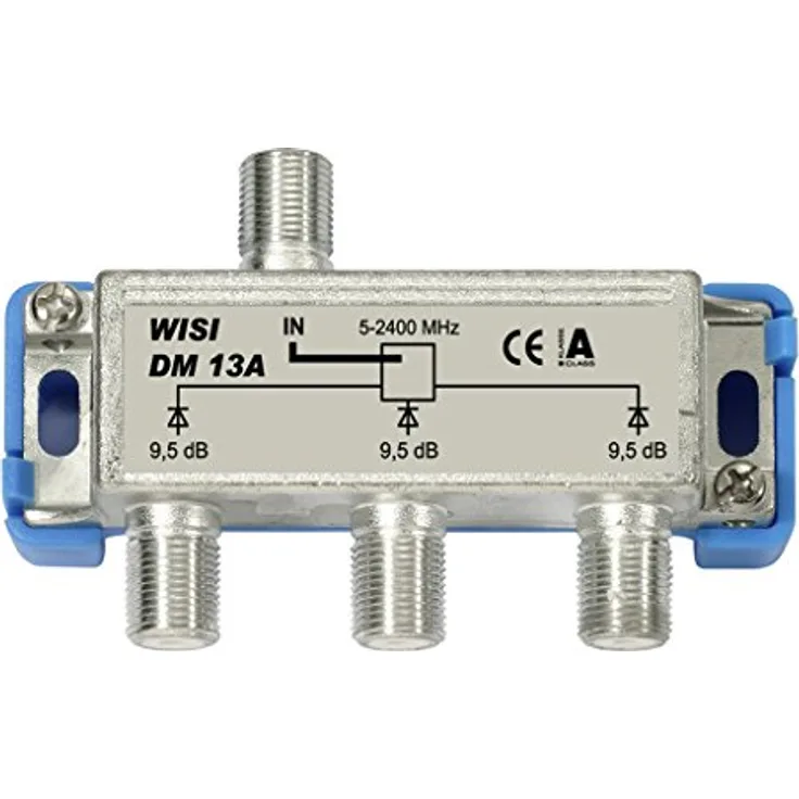 Wisi Sat Verteiler 3-fach DM 13 A 5-2400 MHz für Sat Anschluss