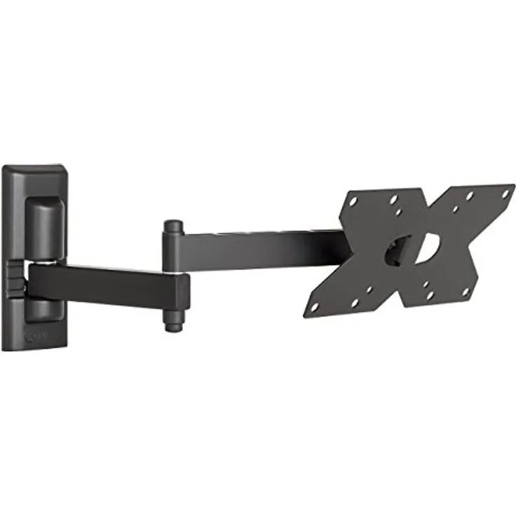 Meliconi 580415 Neig und Schwenkbar TV Wandhalterung mit Doppelarm CME EDR 120 für 66,04-81,28 cm (26-32 Zoll) schwarz