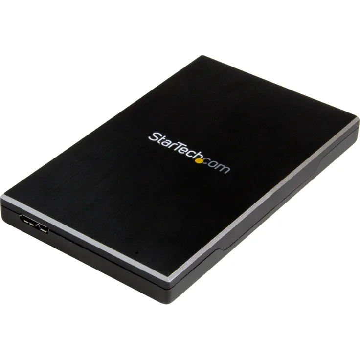 StarTech.com USB 3.1 (10 Gbps) Festplattengehäuse für 2,5 Zoll SATA Laufwerke, Gehäuse für SSD-HDD, Aluminium