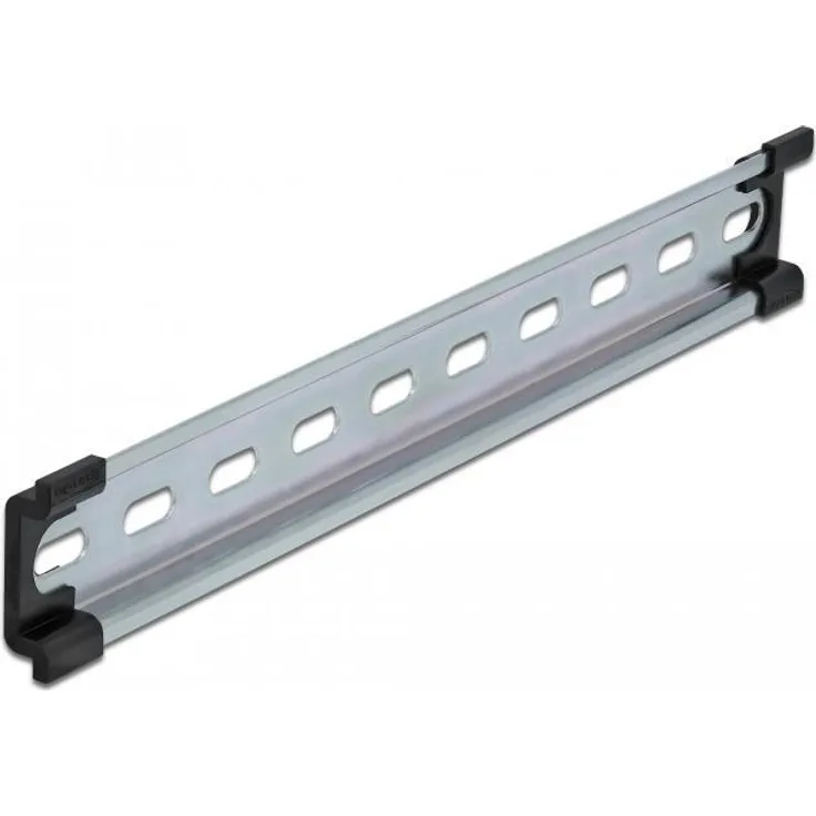 Delock Hutschiene 35 x 7,5 mm (25 cm) Stahl