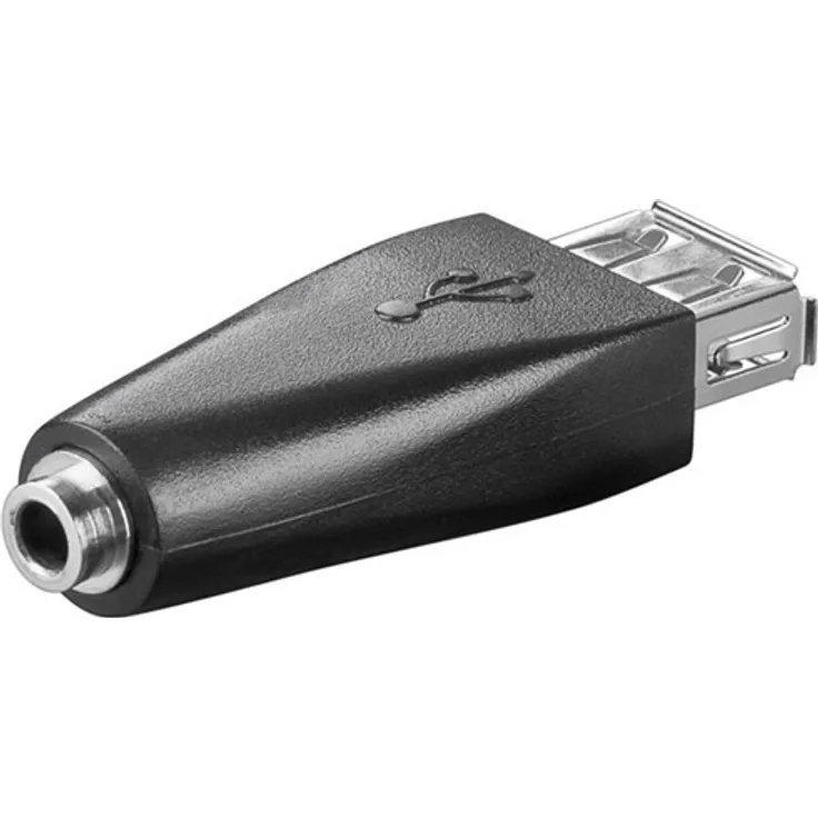 GOOBAY Wentronic USB-Adapter (A-Buchse auf 3.5mm Buchse)