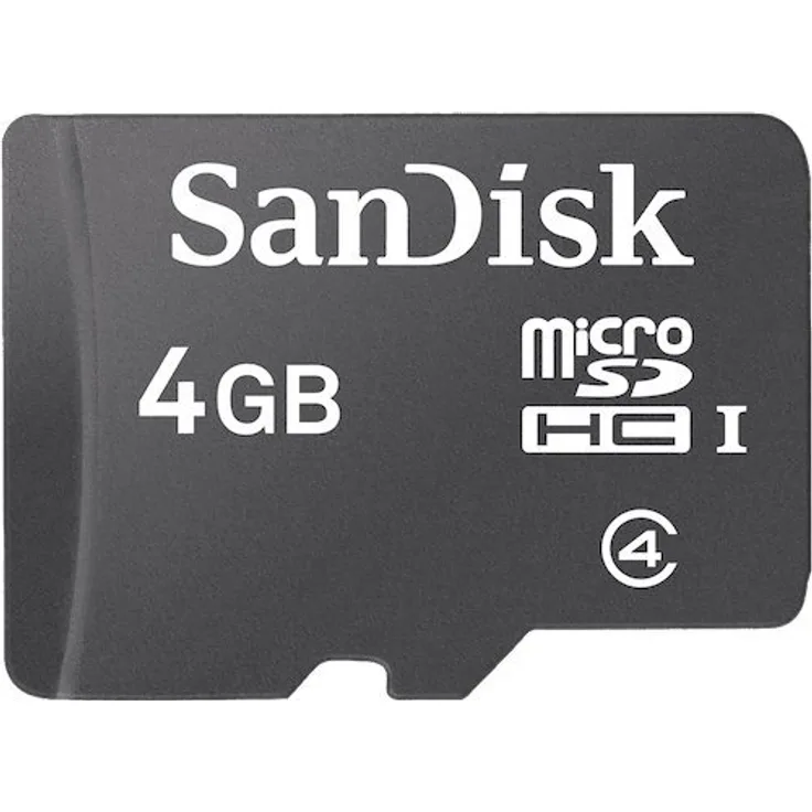 SanDisk Micro SDHC 4GB Class 4 Speicherkarte
