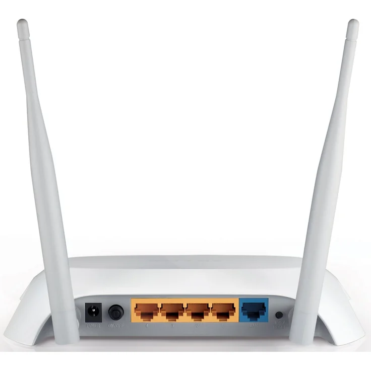 TP-Link TL-MR3420 N300 WLAN LTE Desktop Router (300Mbit-s 2,4GHz, 4 10-100Mbit-s LAN-Port, 3G-4G-Router) weiß - grau – Bild 4