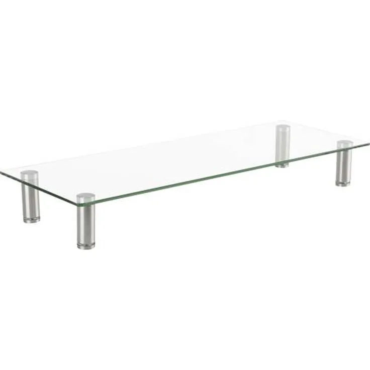 SpeaKa Professional Monitor-Erhöhung Höhen-Bereich: 75 bis 90mm Transparent