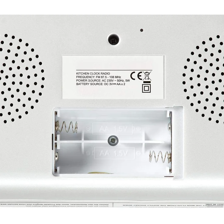 Nedis Unterbauradio RDFM4000WT weiß, silber – Bild 6