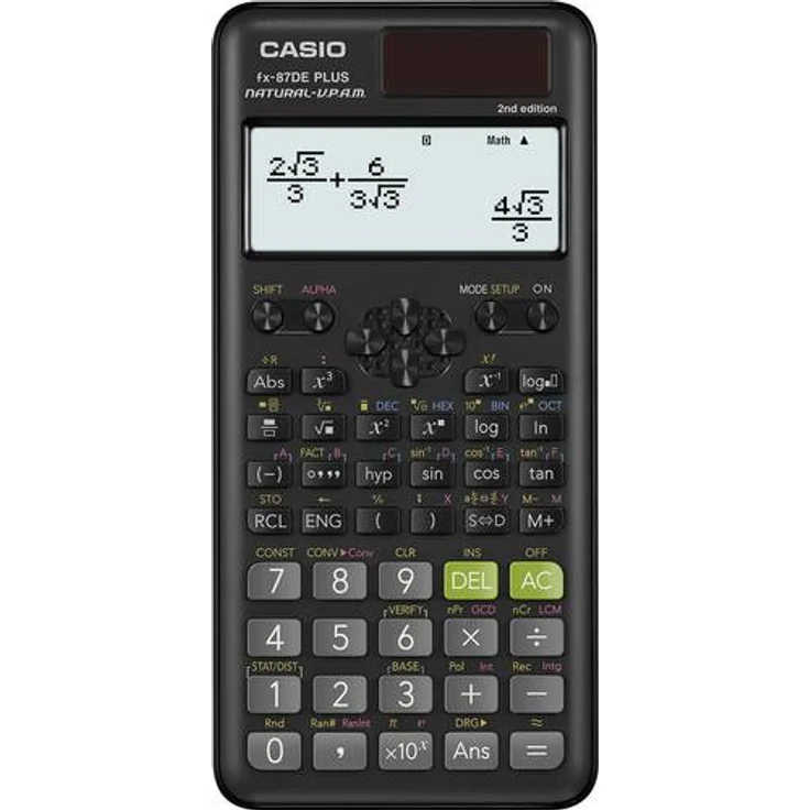 CASIO FX-87DE Plus-2 Schulrechner – Bild 1