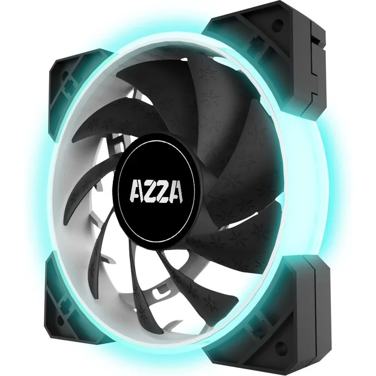 Azza Hurricane RGB PC-Gehäuse, Lüfter und Kühler (PC-Gehäuse, 12 cm, 800 U-min, 1800 U-min, 29,8 dB)