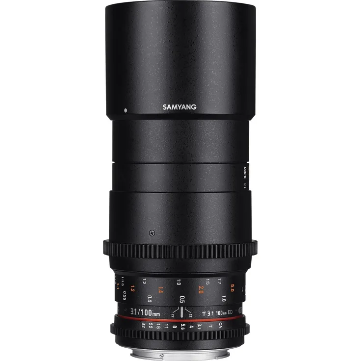 SAMYANG 13100T1.5F T3.1 VDSLR ED UMC MACRO Objektiv für Anschluss Fuji X (100mm)