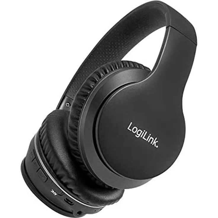 LogiLink BT0053 Over-Ear-Kopfhörer, mit Bluetooth, Mikrofon, Noise Cancelling, schwarz – Bild 17