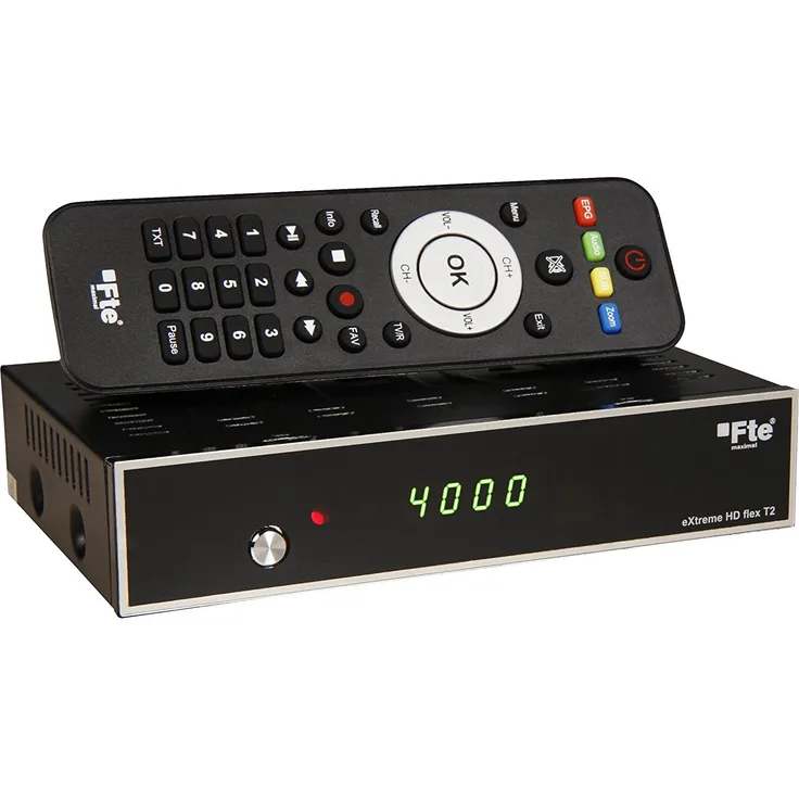 FTE maximal FTE eXtreme HD flex T2, DVB-T/T2, HDMI, EPG, schwarz
