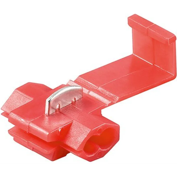 Fixpoint 17014 Schnellverbinder für Kabelgröße 1.5 mm² - 2.5 mm², Rot (100-er pack)
