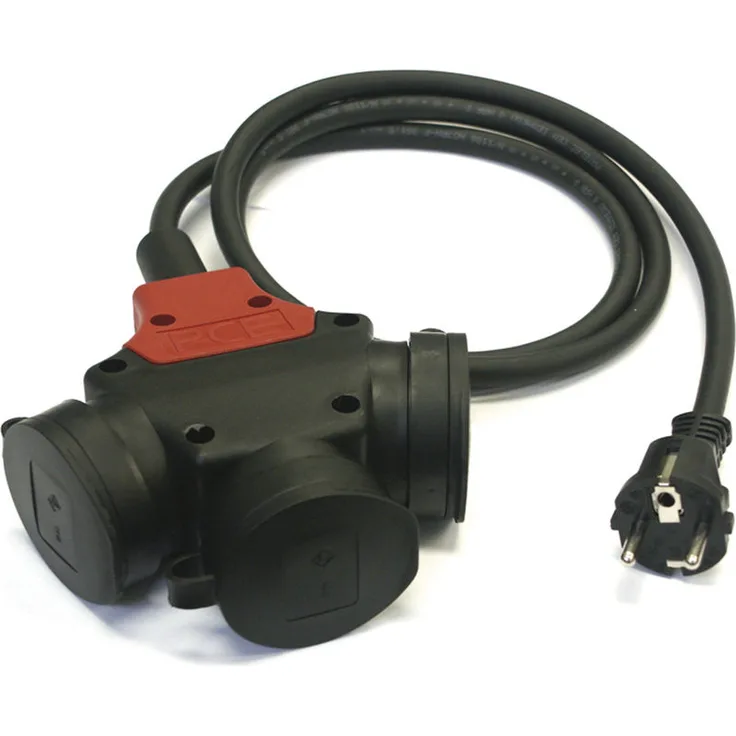 Verlängerungskabel 3-fach H07RN-F 3G1.5 Länge 1.5 m IP44