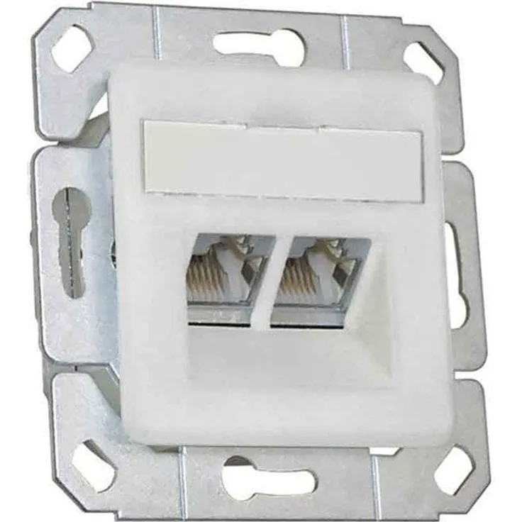 METZ Connect 1307441101-I RJ-45 Perleffekt, Weiß Steckdose - Steckdosen (69,9 mm, 39,5 mm, 69,9 mm)