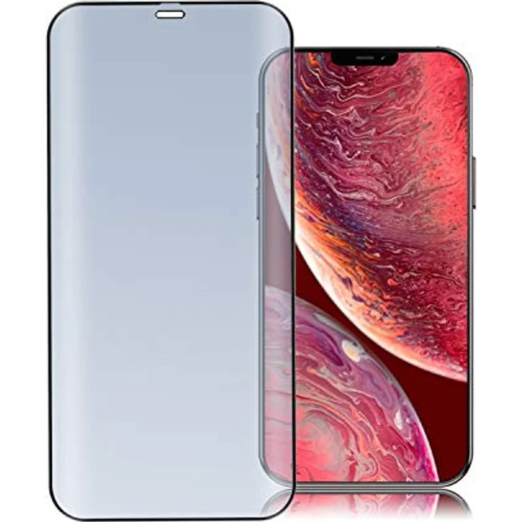 4smarts Second Glass Curved 3D, geeignet für Apple iPhone 12 Pro Max, Displayschutzglas, schwarz