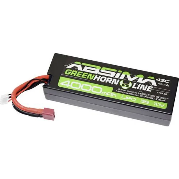 Absima Modellbau-Akkupack (LiPo) 11.1V 4000 mAh Zellen-Zahl: 3 45 C Box Hardcase T-Stecksystem