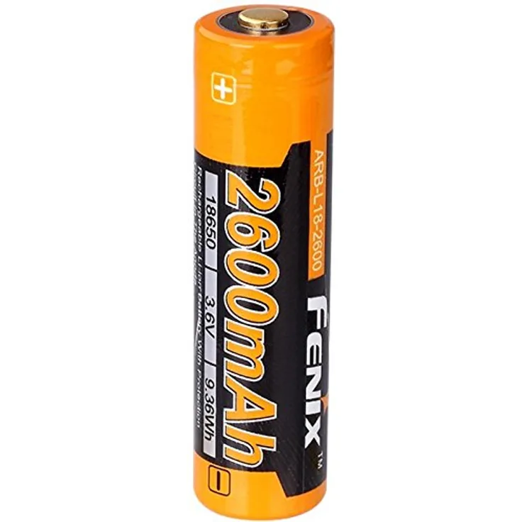 Fenix ARB-L18 18650 Lithium Ionen Akku 3,6V 2600mAh schwarz