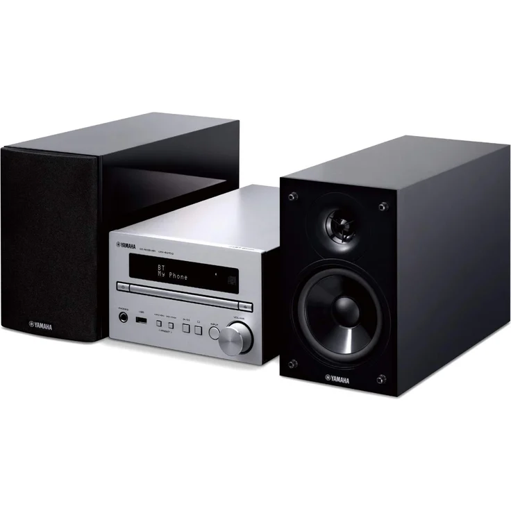 Yamaha MCR-B370D Minianlage mit Bluetooth, DAB+, UKW, Silber-Schwarz – Bild 2