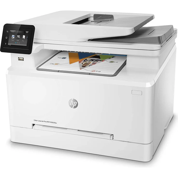 HP Color LaserJet Pro MFP M283fdw (4-in-1) Multifunktionsdrucker - (Laser) Farbe, Druckgeschwindigkeit: 21 s/w, 21 Farbe, Auflösung: 600 x 600, USB, LAN, WLAN, AirPrint, WiFi-Direct, Cloud Print (7KW75A) – Bild 3
