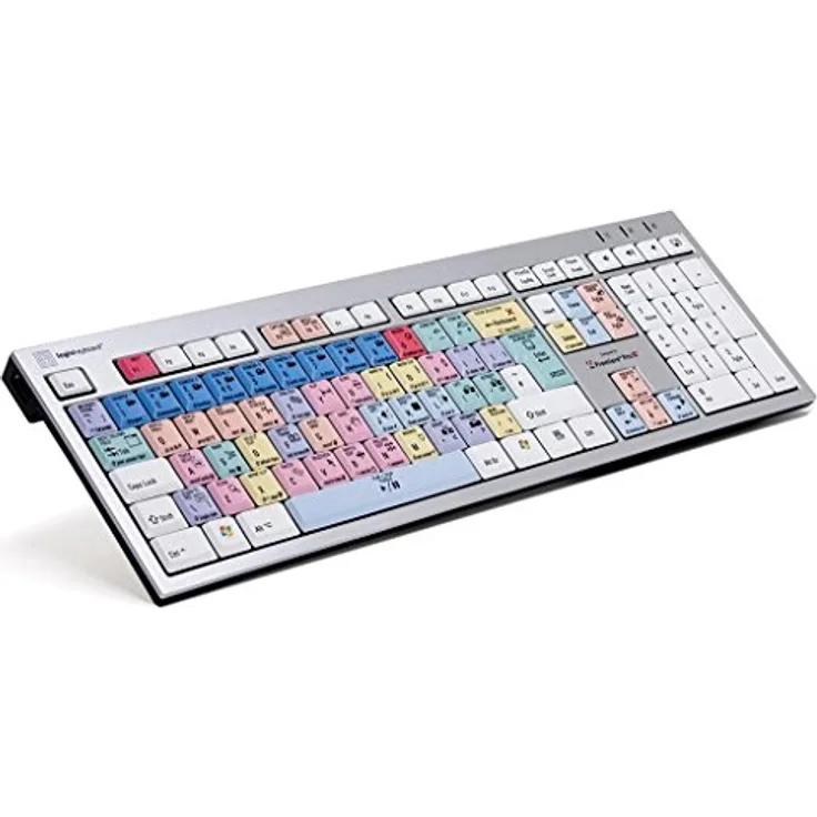 LogicKeyboard LKB-PPROCC-AJPU-UK Adobe Premiere Pro CC PC Slim Tastatur (Englisch QWERTY)