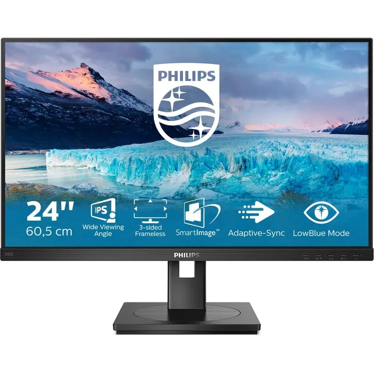 Philips S-line 242S1AE - 23,8 Zoll, Full HD (1920 x 1080), IPS-Panel, 75Hz, 4ms, 250cd/m²