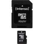 Intenso Micro SDHC 32GB Class 10 Speicherkarte inkl. SD-Adapter