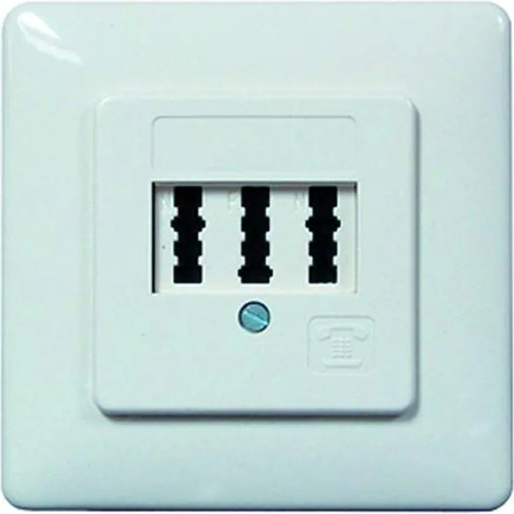 PROTEC.CLASS PTAE-U Tel. Universal UP 6F+N rw ohne Abdeckung