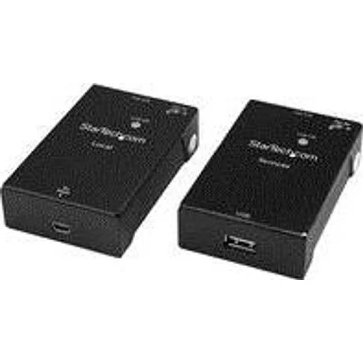 StarTech.com 1 Port USB2.0 over Cat5 oder Cat6 Extender Kit - USB Extender - USB zu Ethernet Extender - 50,0m- USB-Erweiterung - USB2.0 - bis zu 50 m (USB2001EXTV)